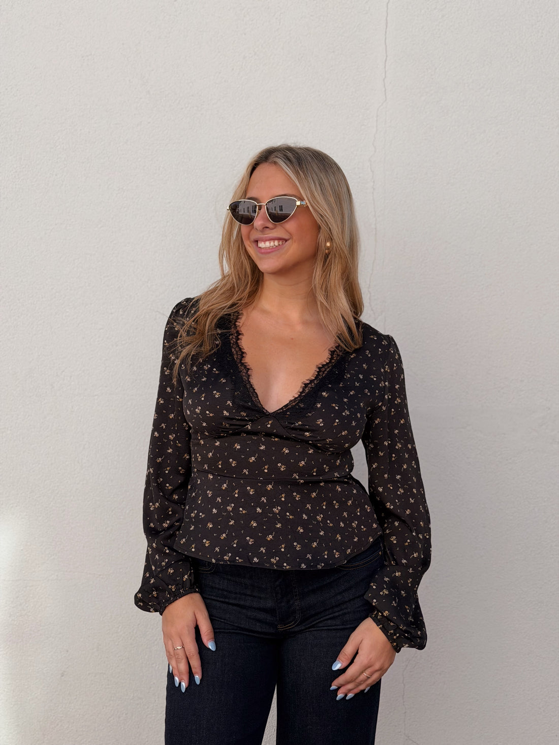 Giverny Floral Top