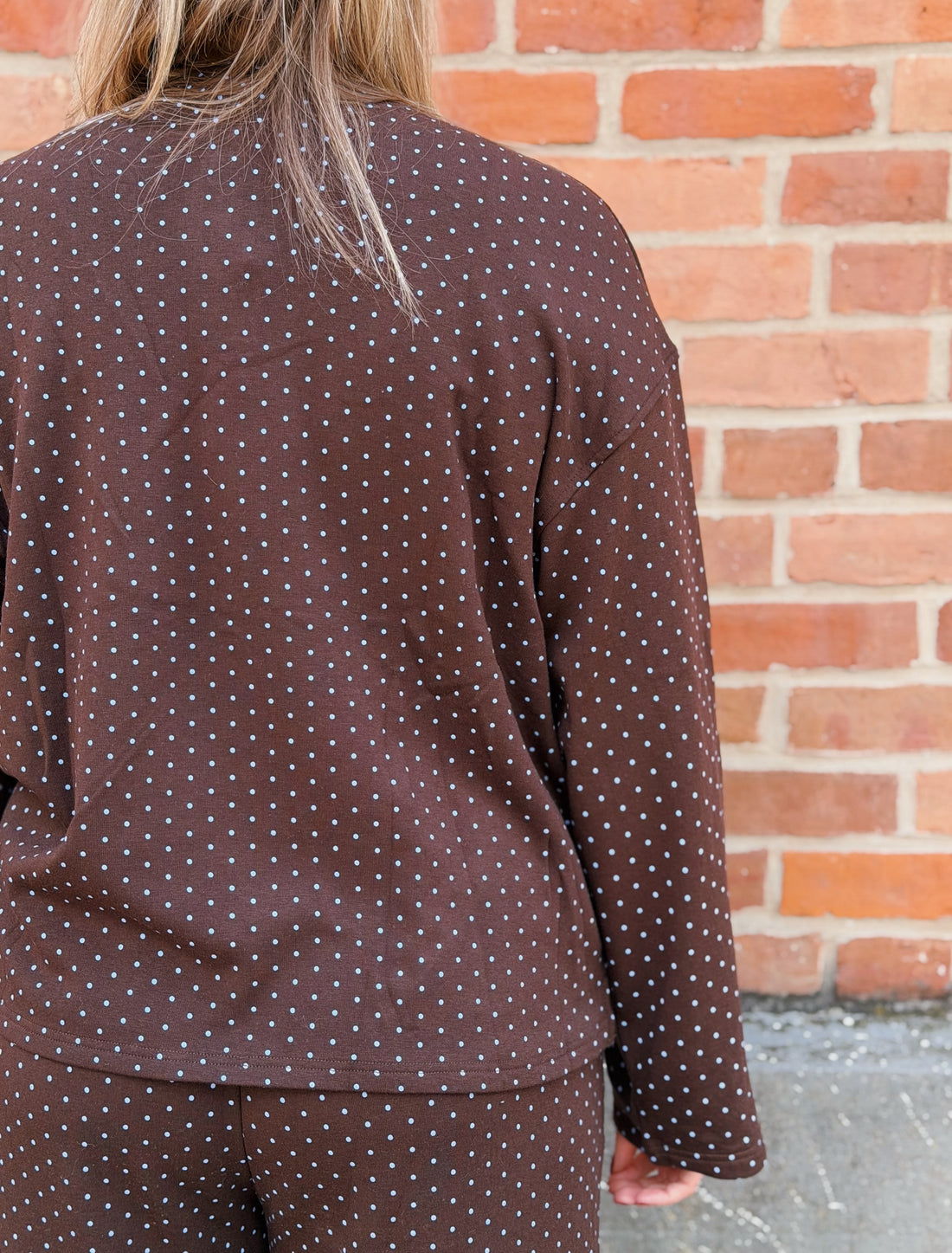 Elio Polka Dot Henley