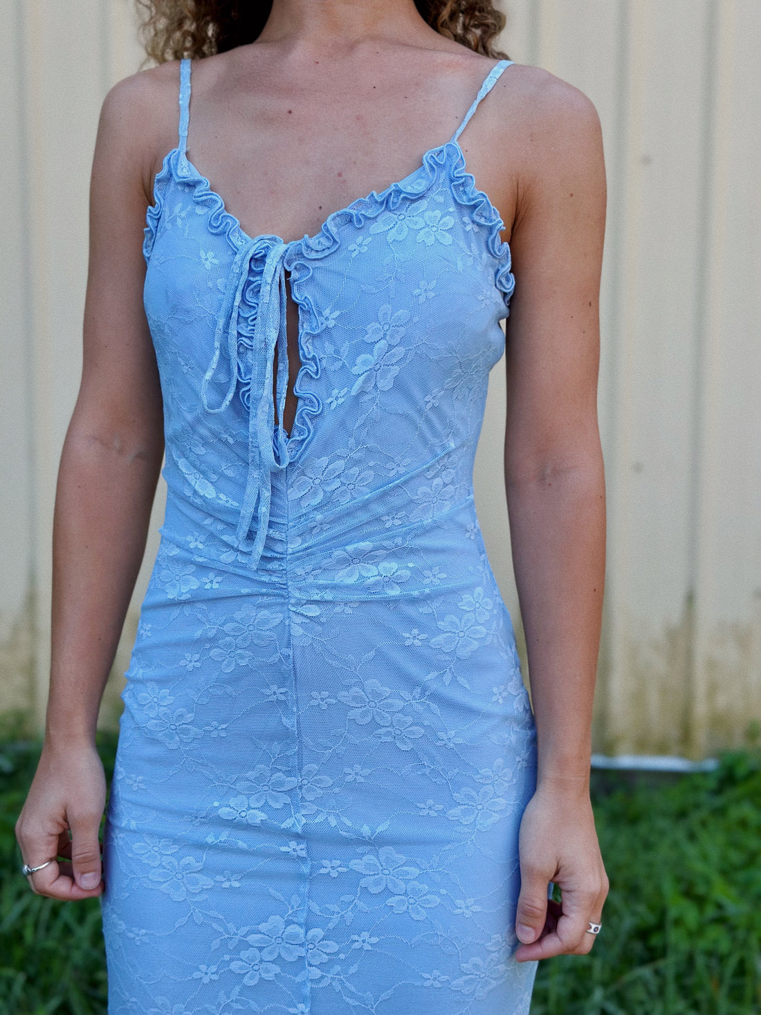 Floral Lace Maxi Dress