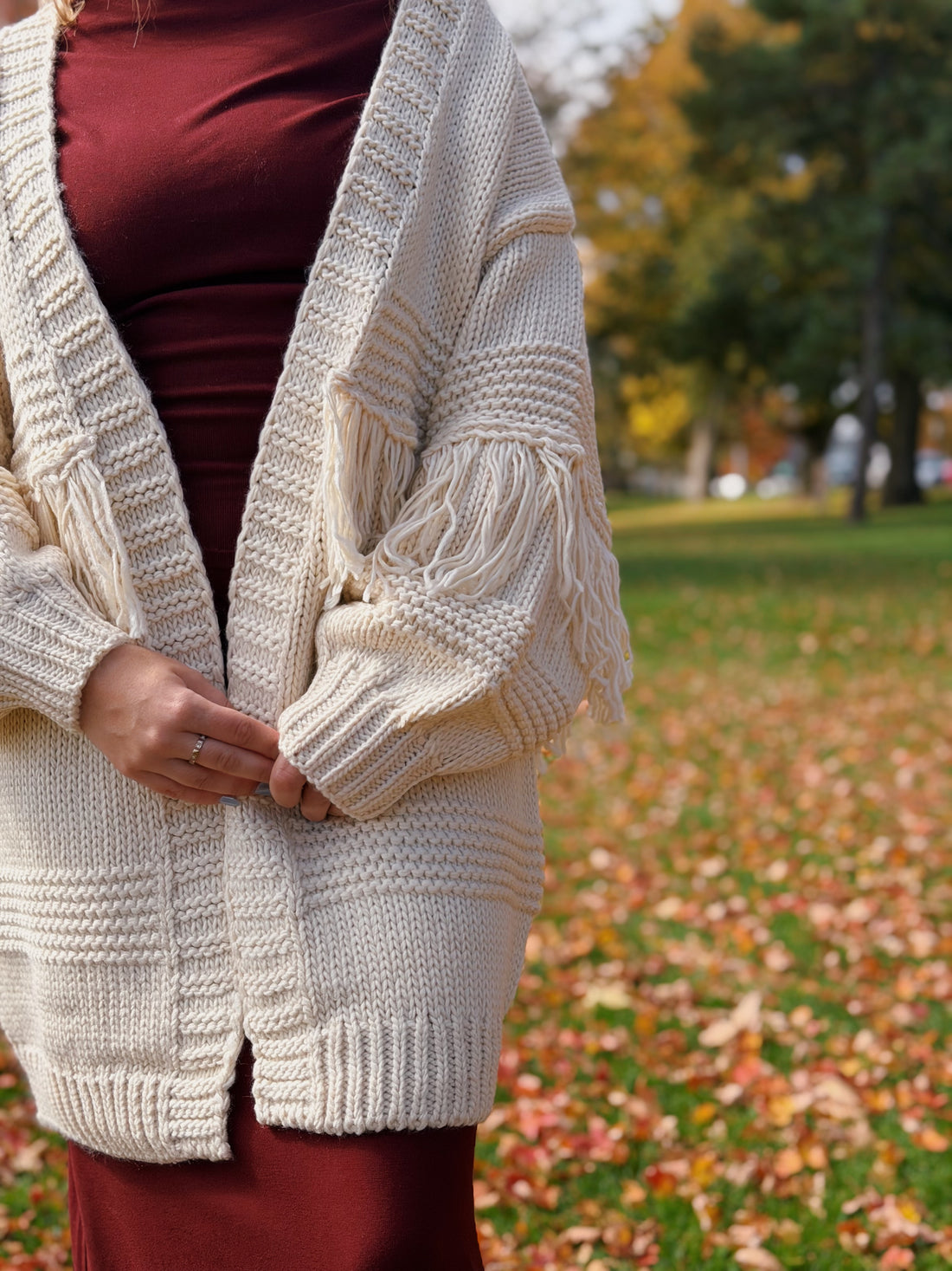 Willow Fringe Open Cardigan