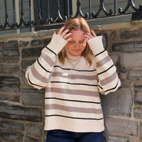 Cirrus Stripe Sweater