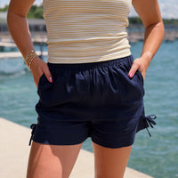 Tie Hem Shorts