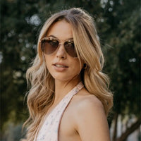 Ramsey - Geometric Polarized Aviators Sunglasses