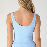 Reversible Scalloped Edge Tank