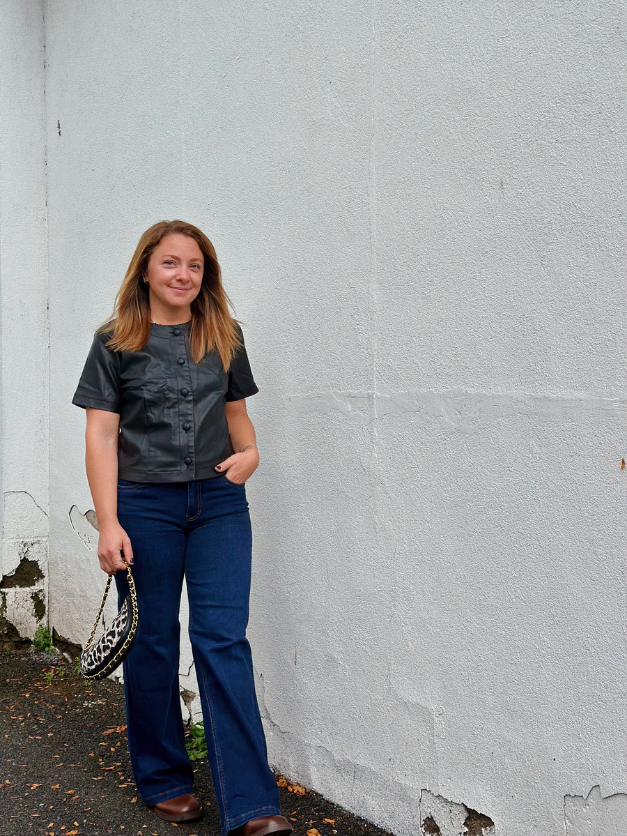 Jean High Rise Wide Leg: Attributable