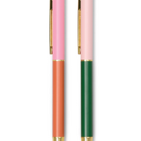 Color Block Pens-Set of 2