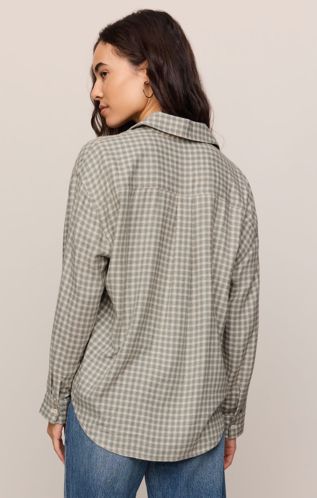 River Plaid Button Up: Emerald Cove