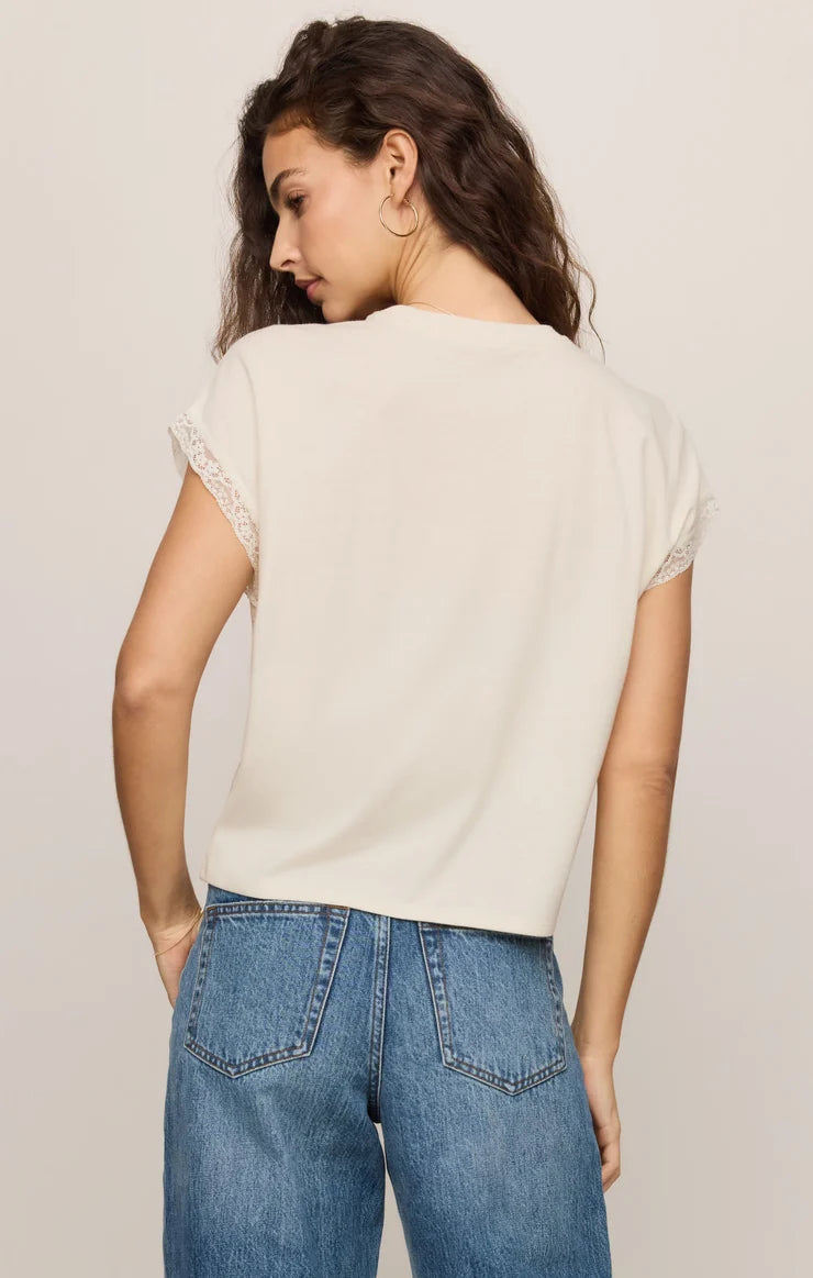 Marika Lace Muscle Tee