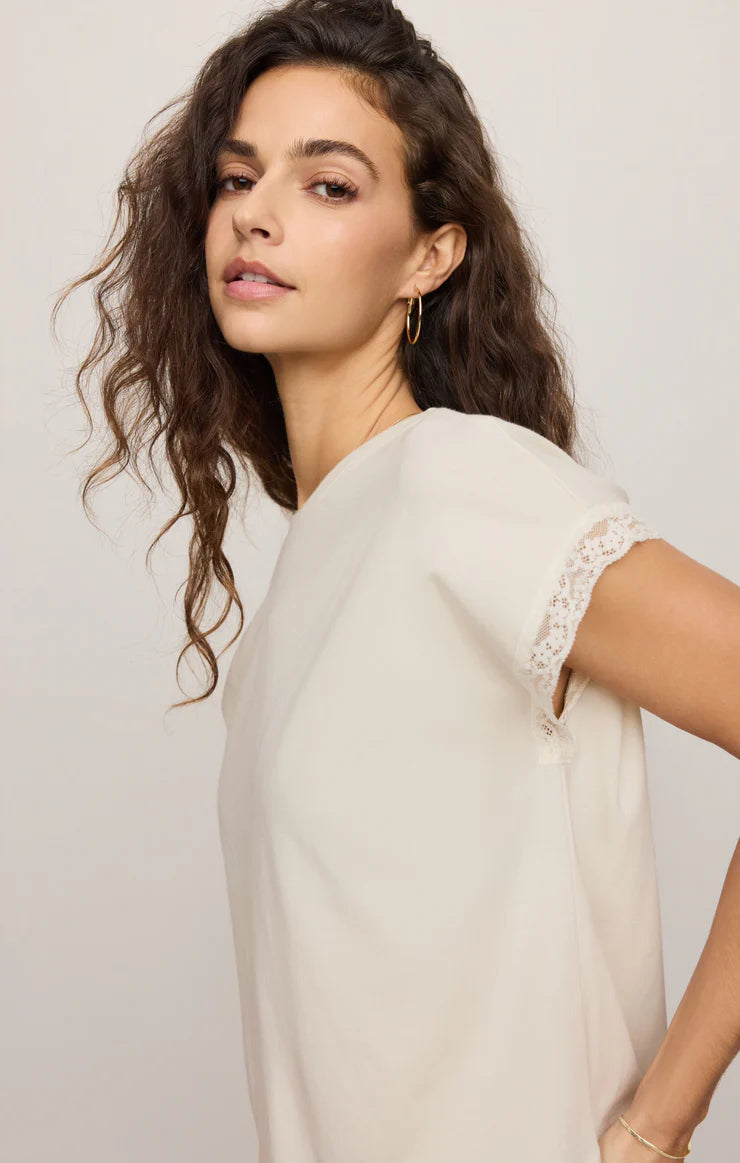 Marika Lace Muscle Tee