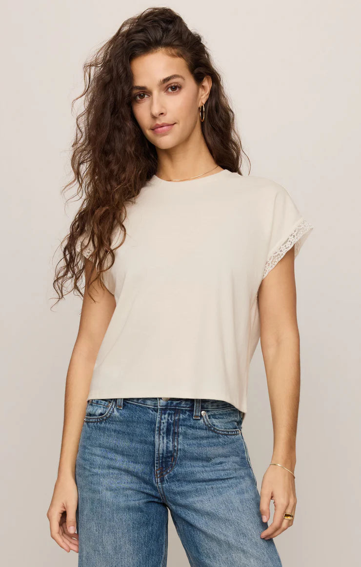 Marika Lace Muscle Tee