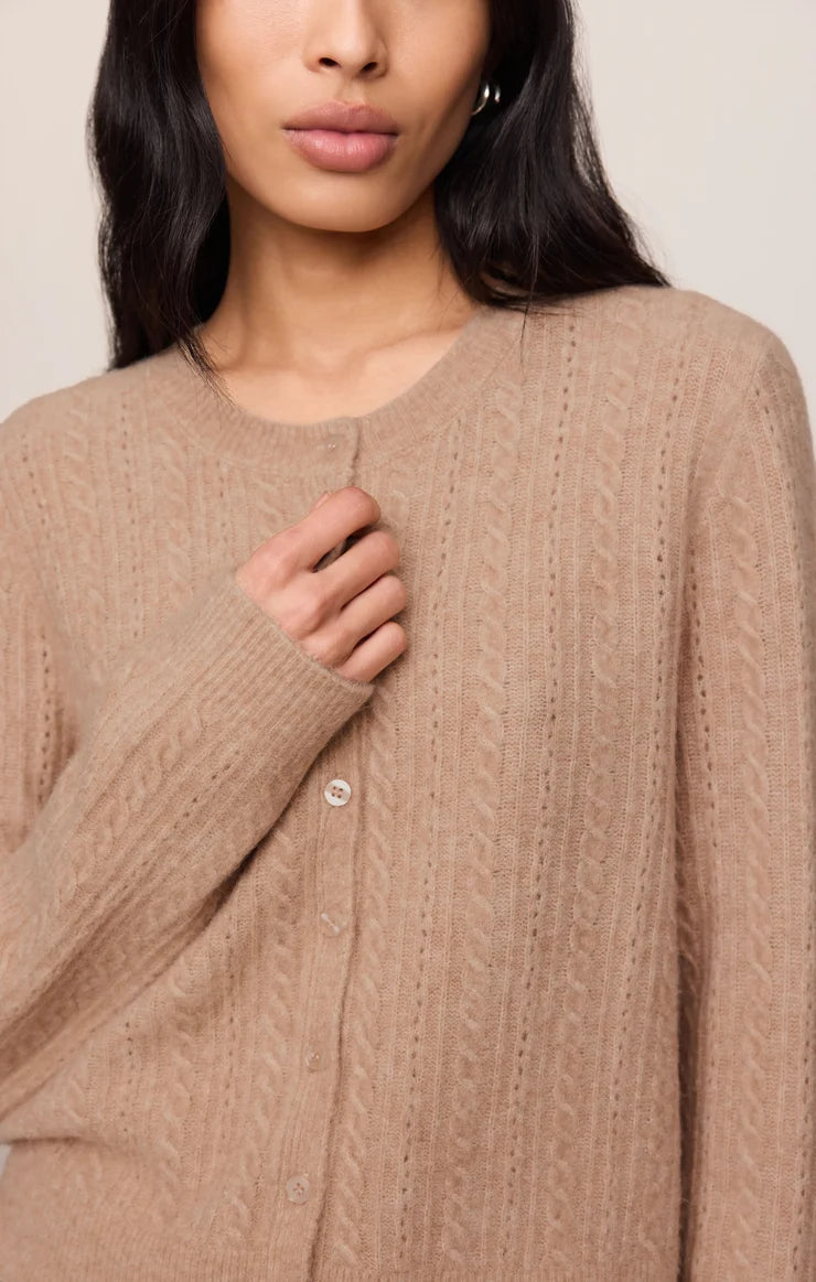 Medina Pointelle Cardigan