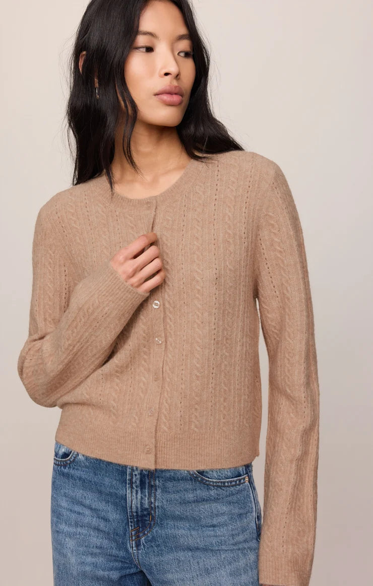 Medina Pointelle Cardigan