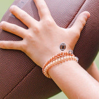 Spiral Hair Coils | Small | Football Hair Ties