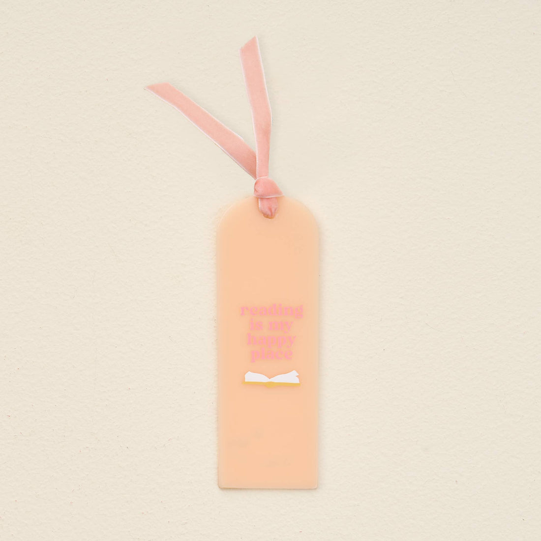 Acrylic Bookmark: Reading is My Happy Place