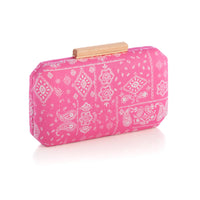 PIPPA PINK MINAUDIERE CLUTCH