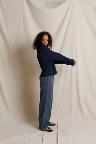 Alexa Sweater: Indigo