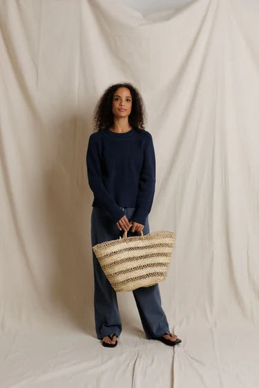 Alexa Sweater: Indigo