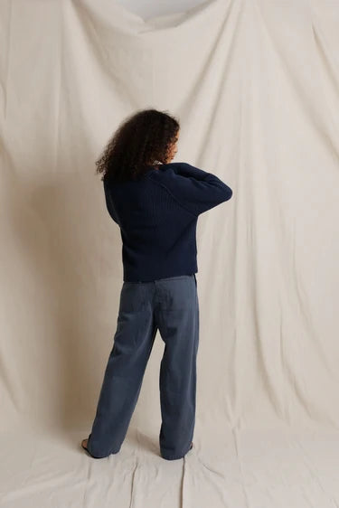 Alexa Sweater: Indigo