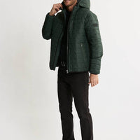 Light Quilted Hooded Puffer Jacket