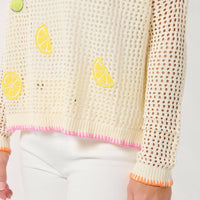 Citrus Mesh Sweater