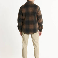 Sherpa Bonded Plaid Overshirt