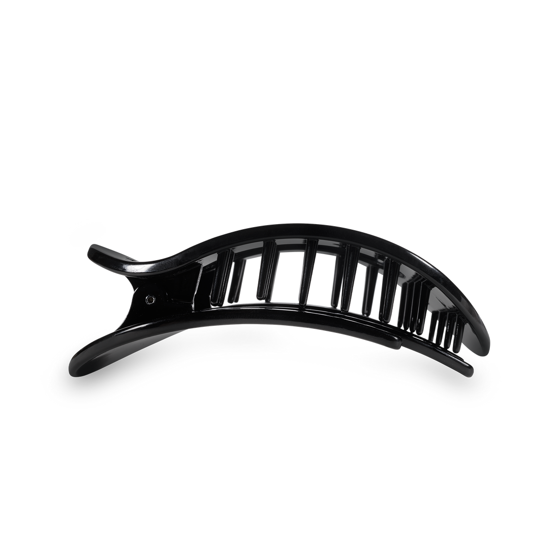 Round Flat Hair Clip | Med. | Jet Black