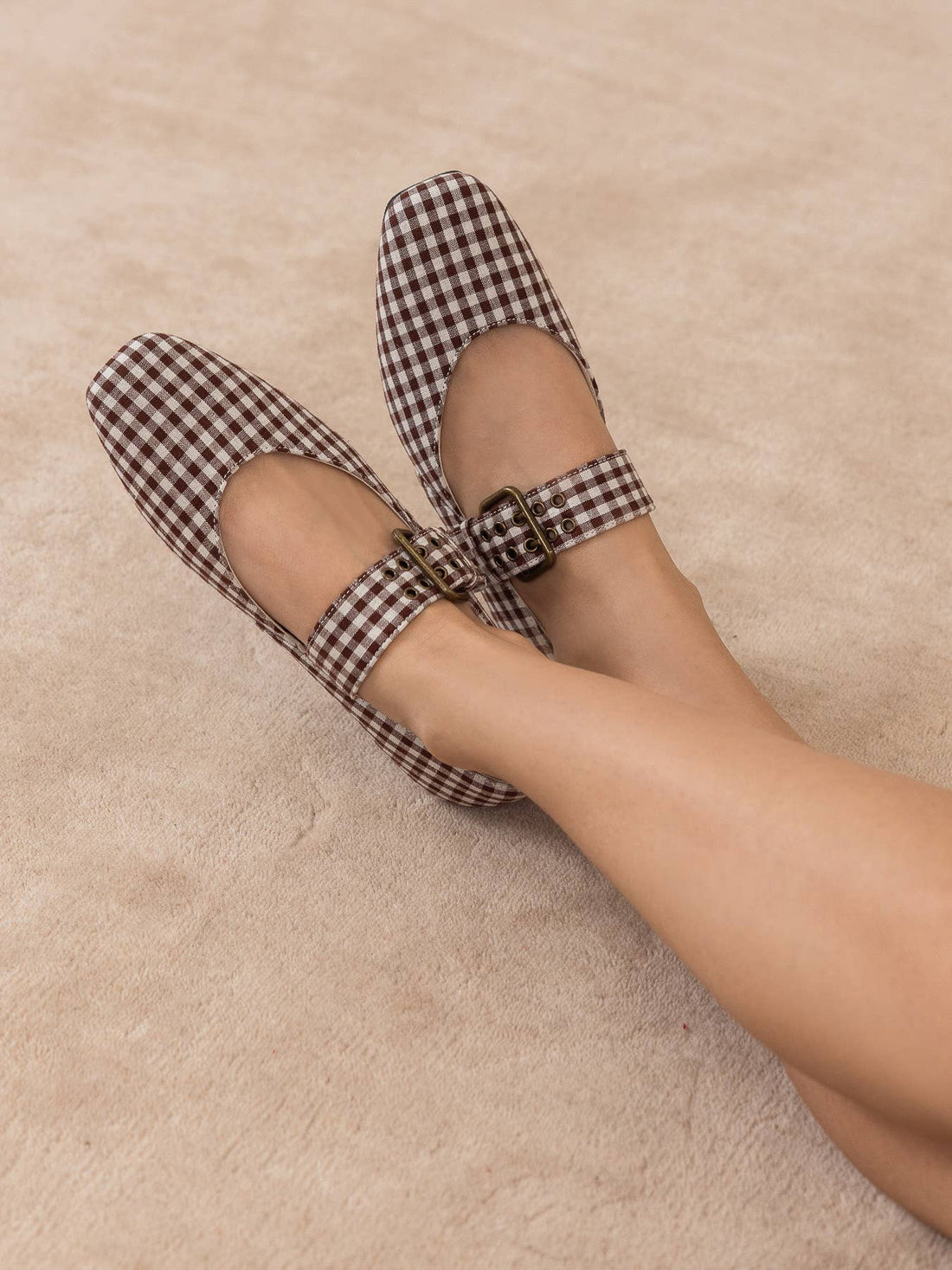 The Soho Gingham Ballet Flat