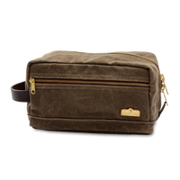 Waxed Canvas Dopp Kit