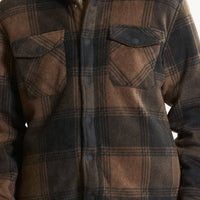 Sherpa Bonded Plaid Overshirt