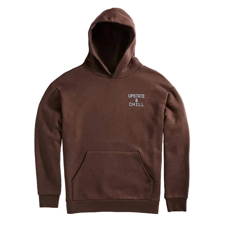 The Heart: Upstate & Chill® Hoodie - Brown