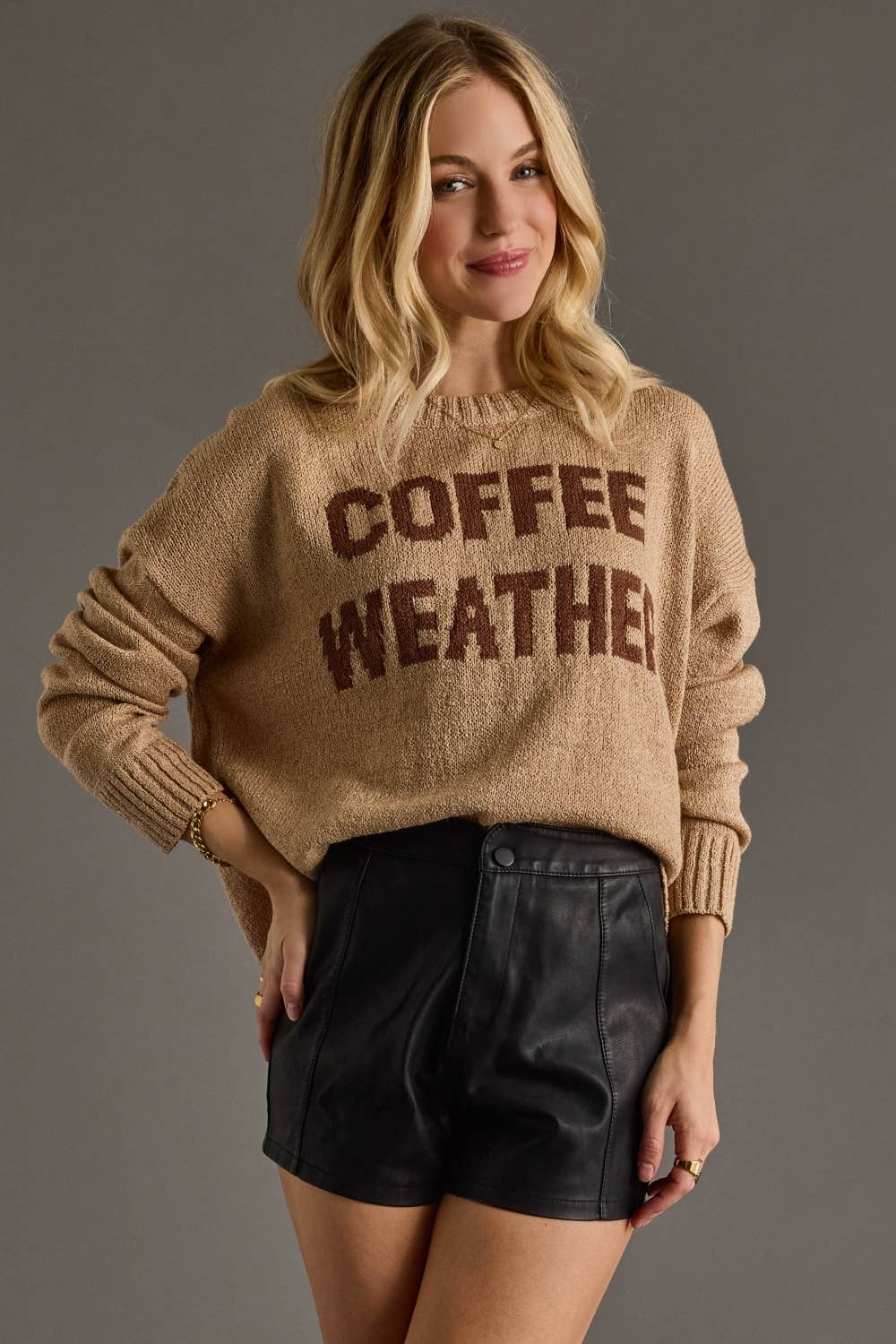 Coffee Weather Lightweight Sweater