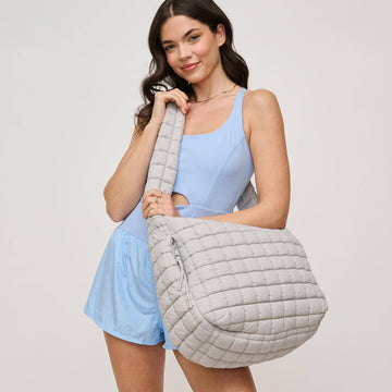 Leda Quilted Nylon Puffer Hobo