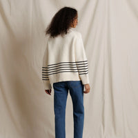Elsie Stripe Turtleneck Sweater