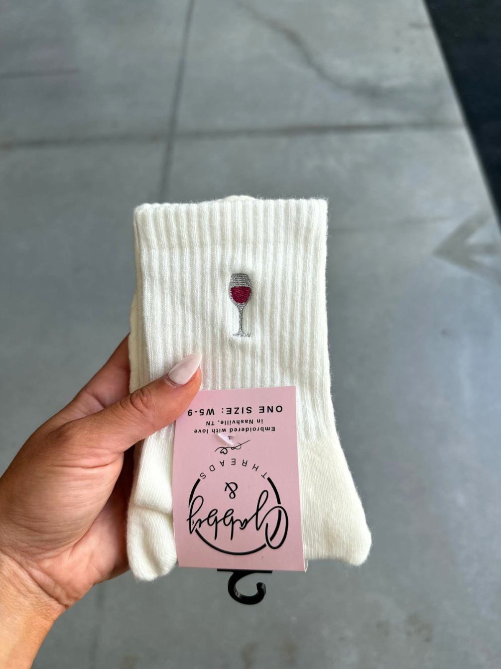 Wine Glass Socks