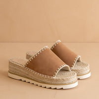 The Vista Camel | Espadrille Platform Sandal