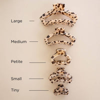 Open Blonde Tortoise | Petite | Hair Clip