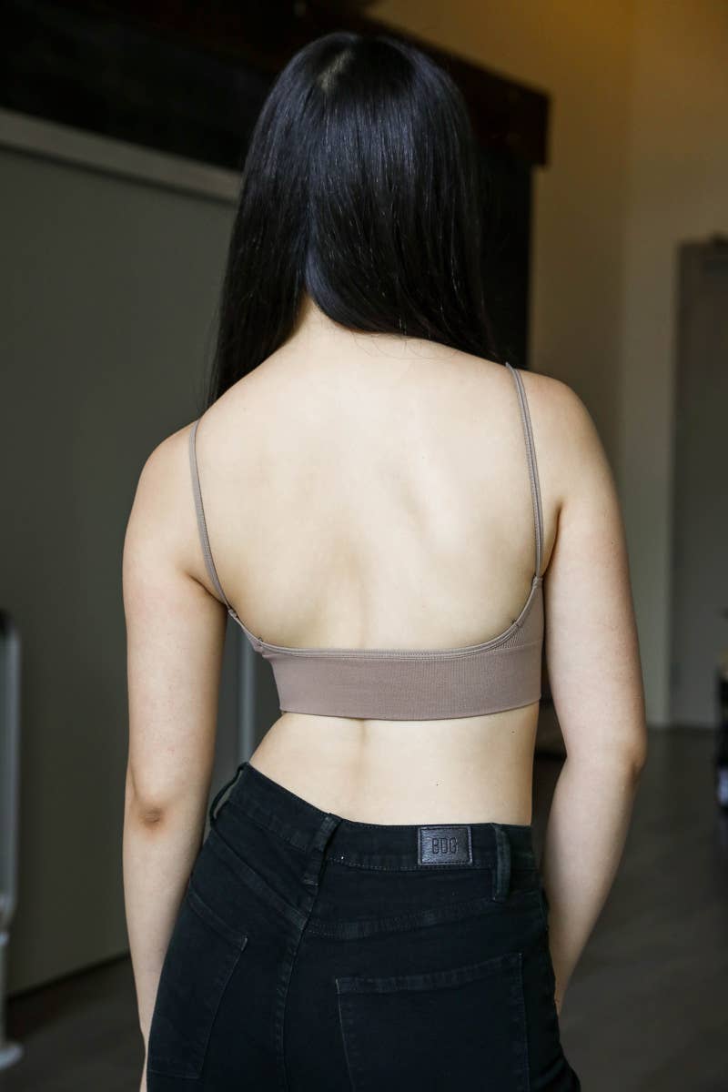 Bestselling!! Low Back Basic Seamless Bralette