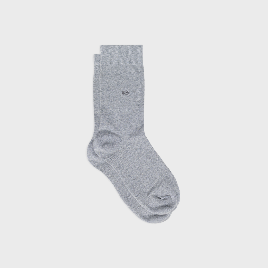 Solid bamboo socks - Light gray