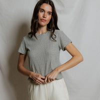 Vivian Stripe Crew Tee