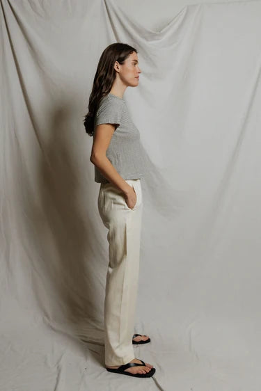 Vivian Stripe Crew Tee