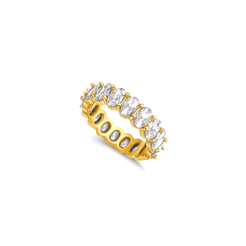 Mylah Oval Eternity Band Ring