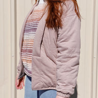 quilted soft puff jacket