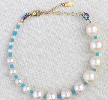 Bubble Freshwater Pearl Bracelet