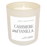 Cashmere and Vanilla 15 oz Soy Candle
