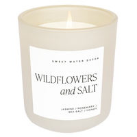 Wildflowers and Salt 15 oz Soy Candle